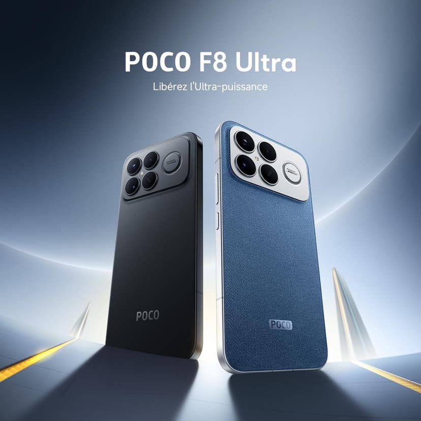 Xiaomi POCO F8 Ultra, Smartphone 12+256 Go, écran AMOLED 6,9" 120 Hz, Appareil Photo 50 MP Light Fusion 950 avec OIS, Son signé Bose, Batterie 6500 mAh, Noir, Garantie 2 Ans, Chargeur Non Inclus. - 3