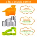 CIMOYBAI Set of 48 Cookie Cutters, Bread & Vegetable Kids, Sandwich Cutter Kit, Bento Accessories for Sushi, Fruit, Cakes, Biscuits - 6