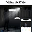 AOQEE Security Camera Outdoor Wireless Solar - 2K CCTV Camera Systems, Battery Operated Home/House Security, PIR Detection, IP65, Colour Night Vision, TF card/Cloud Storage, S1 - 5