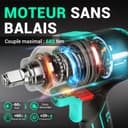 DCA 20V Brushless Impact Wrench ADPB520 - 2