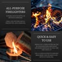 Log Barn Natural Firelighters (Box of 500). Natural Fire Lighters for Wood Burners, Pizza Ovens, Open Fires. BBQ Lighters, Fire Starters for Log Burners – Genuine Log Barn Fire Wood & Eco Firelighters - 6