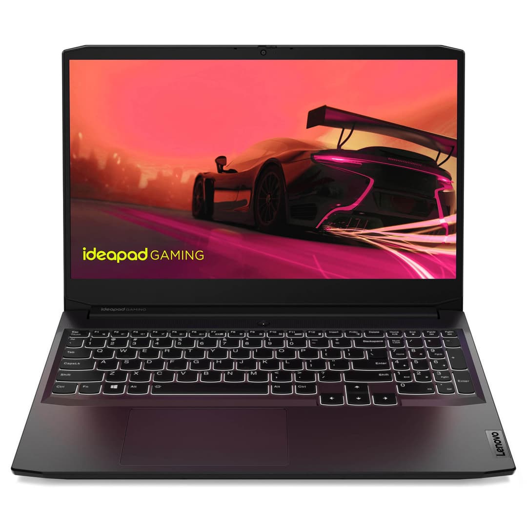 Lenovo IdeaPad Gaming 3 15ACH6-15.6'' FHD Laptop (AMD Ryzen 5 5500H, 16GB RAM, 512GB SSD, NVIDIA GeForce RTX 2050-4GB, Windows 11 Home) - Black Shadow