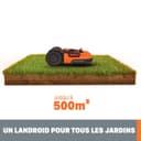 Worx Landroid M WR141E Mähroboter / Akkurasenmäher für kleine Gärten bis 500 qm / Selbstfahrender Rasenmäher für einen sauberen Rasenschnitt - 3
