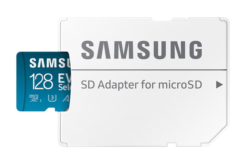 Samsung EVO Select (2024) microSD card + SD adapter, 128GB, Memory card for smartphone and tablet, UHS-I U3, 4K UHD, Full HD, 160 MB/s Read, MB-ME128SA/EU - 4
