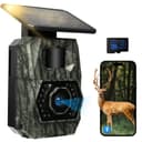 MAXDONE Wildlife Camera WiFi Bluetooth, 48MP 30FPS Solar Trail Camera (DARK GREEN) - 1