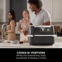 Ninja Foodi FlexDrawer Air Fryer, Dual Zone with Removable Divider, Large 10.4L Drawer, 7-in-1, Air-Fryer Uses No Oil, Air Fry, Roast, Bake, Max Crisp, Non-Stick Dishwasher Safe Parts, Black AF500UK - 5