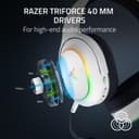 Razer Barracuda X Chroma - Wireless Multi-Platform Gaming Headset with 6 Zone Chroma RGB (SmartSwitch Hyperspeed & Bluetooth, 40mm Drivers, Detachable HyperClear Cardioid Mic) White - 5