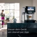 Siemens EQ900 TQ907D03 Fully Automatic Coffee Machine, App Control, Full-Touch Display, Barista Mode, Noise Reduction, Up to 10 Profiles, Automatic Steam Cleaning, 2 Bean Containers, 1500 W, Stainless - 4