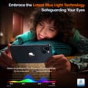 TOCOL Verre Trempé Anti Espion pour iPhone 13, Véritable Anti-Espion à 25°, Dépoussiérage Automatique, Sans Bulles, Dureté 9H, Coques de Téléphone Compatibles, 2 Pièces - 7