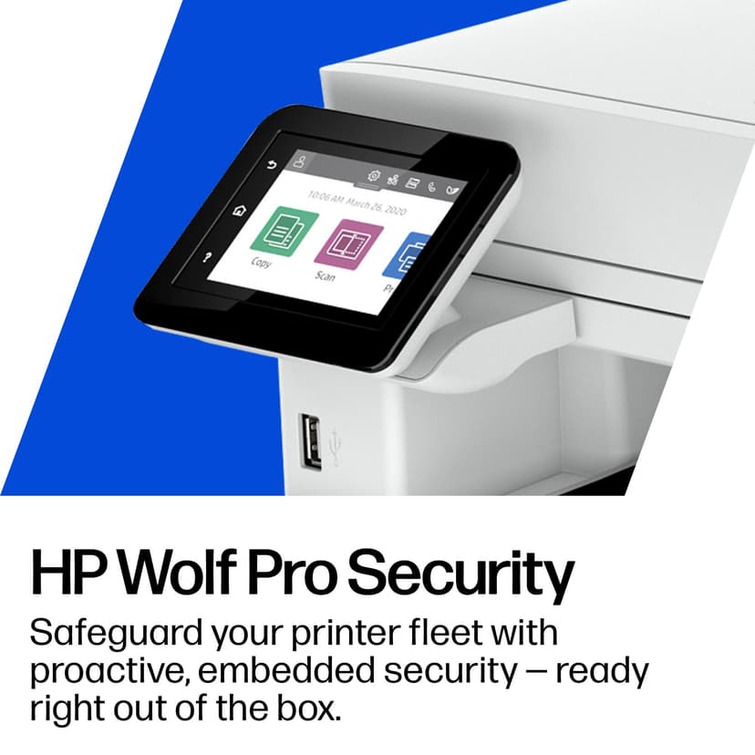 HP Laserjet Pro MFP 4102dw Laser Printer | Black and White | Printer for Small Medium Business | Print, Copy, Scan, ADF | 2-Sided Printing | Dual-Band Wi-Fi, Ethernet - 9