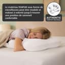 TEMPUR Ombracio Sleeping Pillow, Ergonomic Butterfly Shape Belly Sleeper Pillow, Medium Firm Lying Feel, 60 x 50 x 10 cm - 4