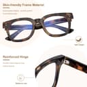Madison Avenue Women Blue Light Glasses,Oversize Blue Light Glasses for Women, Anti Eyestrain & UV Protection Computer Eyeglasses (Tortoiseshell) - 5