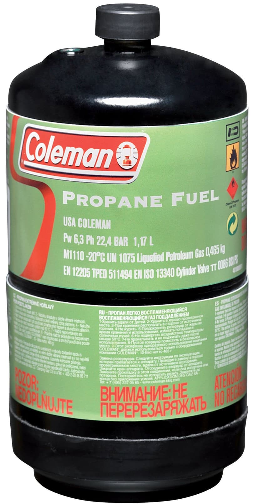 Coleman self-sealing Propangas cartridge 1 pc, 465 g - 1