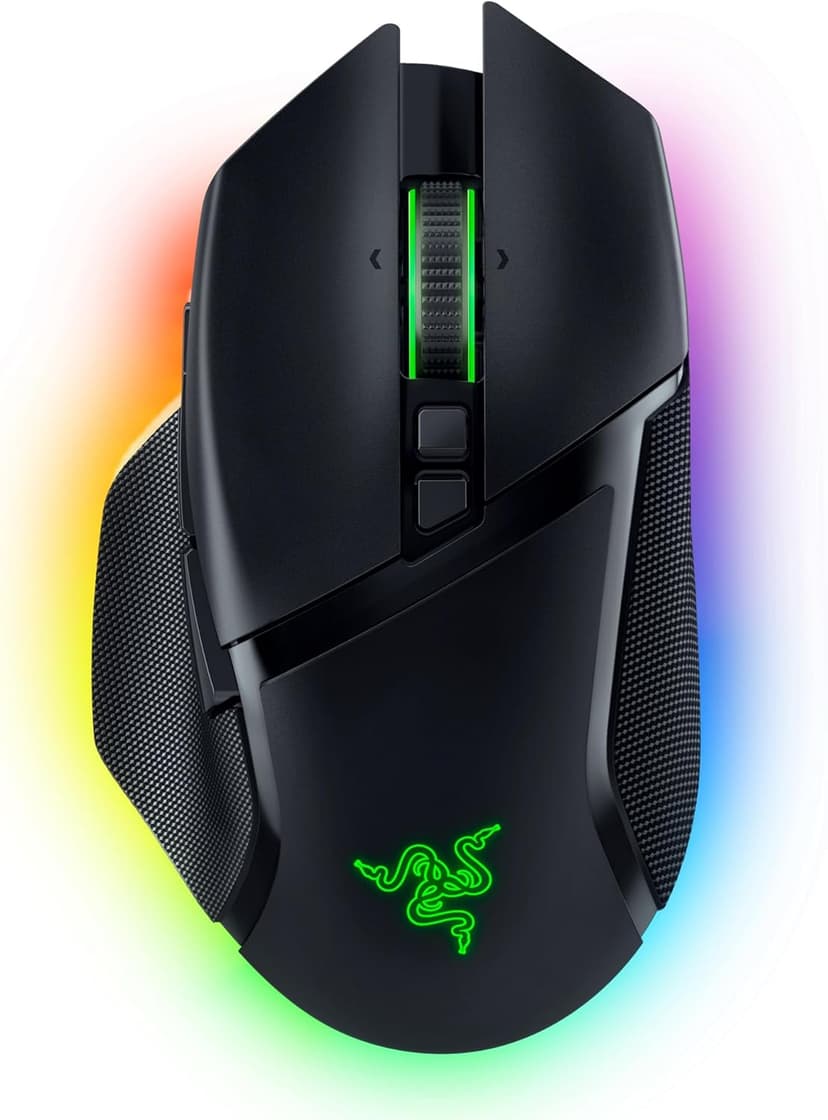 Razer Basilisk V3 Pro - Souris Gaming sans Fil (Molette HyperScroll Tilt, Capteur Optique Focus Pro 30K, Eclairage Chroma 13 Zones, 10+1 Boutons Programmables) Noir - 1