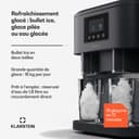 Klarstein Machine a Glacons, Machine à Glacons pour la Maison, Machine a Glacon 1.8 litres, Fonctionnement Rapide, Ice Maker 15kg de Glace, Petits et Grands Glaçons, Machines à Glaçons Autonettoyante - 2