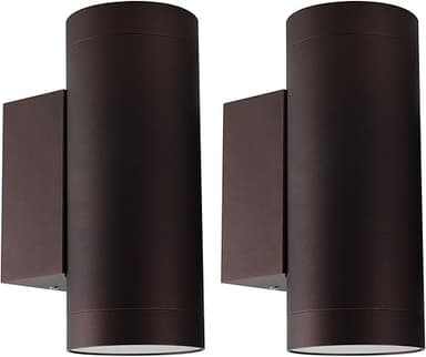 Klighten 2 pcs Applique Murale Exterieur GU10, Aluminium …