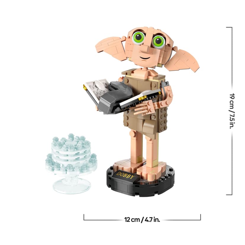 LEGO Harry Potter Dobby the House-Elf Building Toy Set, Movable Wizarding World Character Figure, Kids' Bedroom Decoration, Gift for 8 Plus Year Old Girls, Boys, Teens and Fans 76421 - 7
