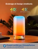 Govee Lampe de Chevet LED, Lampe de Table Tactile Dimmable RGBICWW avec 70 Modes Scène, Compatible avec Alexa, Fonctionne avec Matter, 2700-6500k, 500 Lumens, pour Salon et Chambre (Filaire) - 7