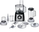 Bosch MultiTalent 3 MCM3501M – Robot de cuisine polyvalent avec plus de 50 fonctions – 800 W – Capacité de 2,3 L – Couleur : Noir/Inox brossé - 1