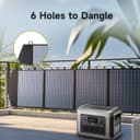 ALLPOWERS Panneau Solaire Pliable de 200W,Chargeur Portable,Avec Sortie MC-4,Kit de chargement pour Générateur,Camping,Camping-car,Alimentation de secours - 7