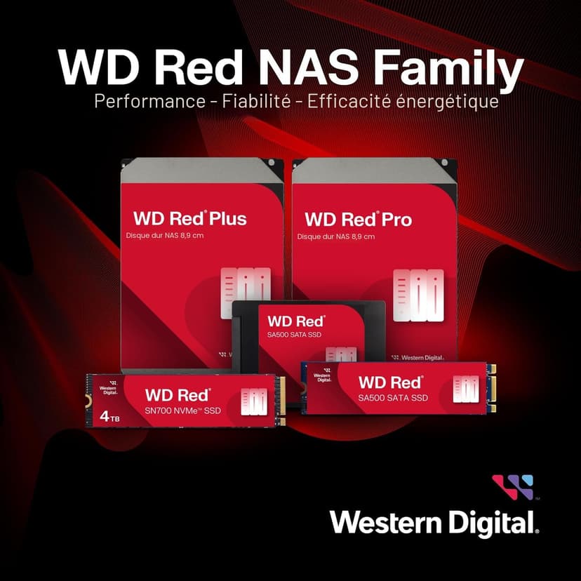 WD Red Pro 12 To NAS Disque Dur Interne 3,5" - 7200 RPM Classe, SATA 6 Gb/s, CMR, Cache de 512 Mo - 8