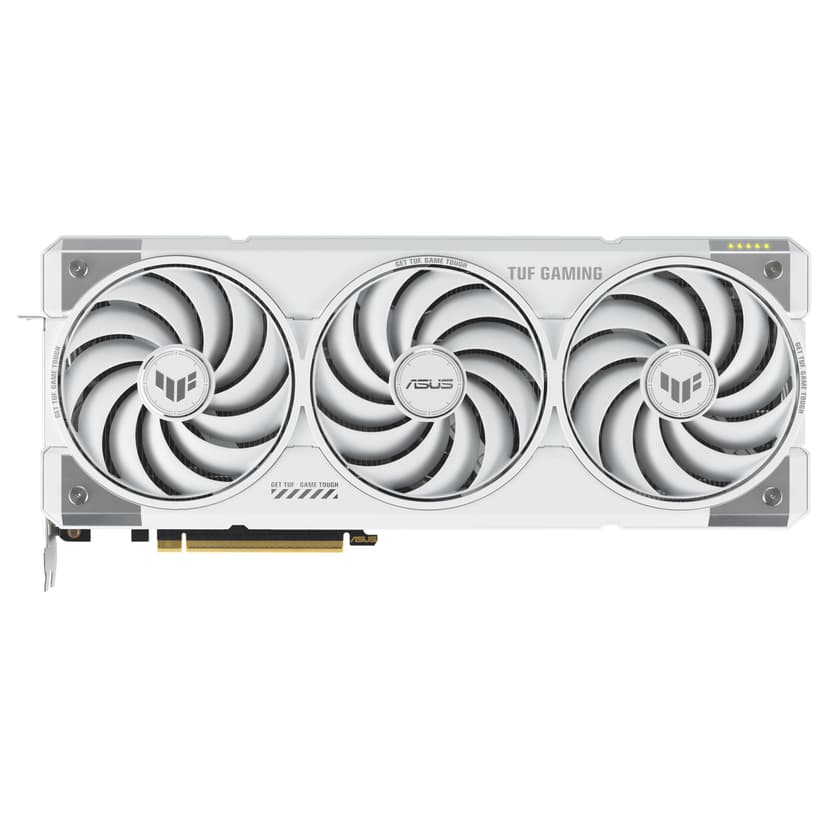ASUS TUF Gaming GeForce RTX 5070 Ti 16GB GDDR7 White OC Edition Gaming Graphics Card (PCIe 5.0, HDMI/DP 2.1, 3.125 slot, military grade components, protective PCB coating, axial tech fans) - 8