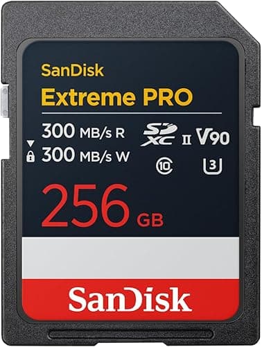 SANDISK Extreme Pro 256 Go Carte SDXC UHS-II Carte (jusqu…