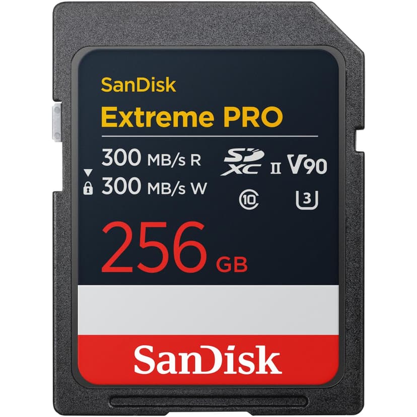 SANDISK Extreme Pro 256 Go Carte SDXC UHS-II Carte (jusqu… - 1