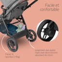 Maxi-Cosi Pack Zelia S Trio Poussette 3 en 1, FamilyFix 360 Base ISOFIX Pivotante - Système de Voyage incl. Siège Auto CabrioFix S i-Size, 0-4 ans, jusqu'à 22 kg, Gris + Base FamilyFix 360 - 4
