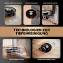 Shark PowerDetect 2-in-1 Robot Vacuum and Mop, NeverTouch Pro Base with Auto Cleaning, Charging and Emptying, 60 Days, 3D Navigation and LiDAR, NeverStuck, WiFi/App, Black, RV2800ZEEU - 3