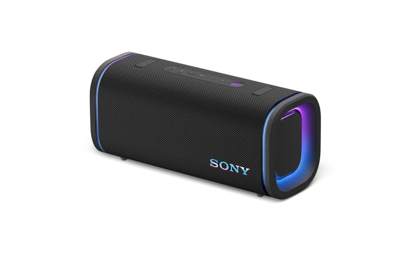 Sony ULT FIELD 5 - Potente speaker portatile Bluetooth, batteria da 25 ore, 2 modalità ULT POWER SOUND, IP67, impermeabile, antipolvere, 360 luci, tracolla staccabile, compatto - Nero - 1