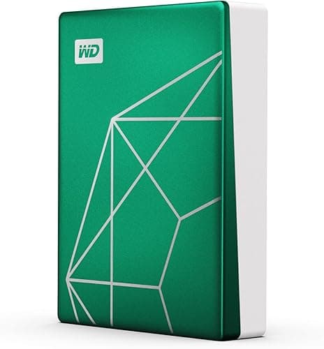 WD My Passport Ultra 6 To, Stockage externe portable, Disque dur externe, Logiciel avec défense contre les ransomwares, sauvegarde et protection par mot de passe - Edition 20e anniversaire - Emeraude