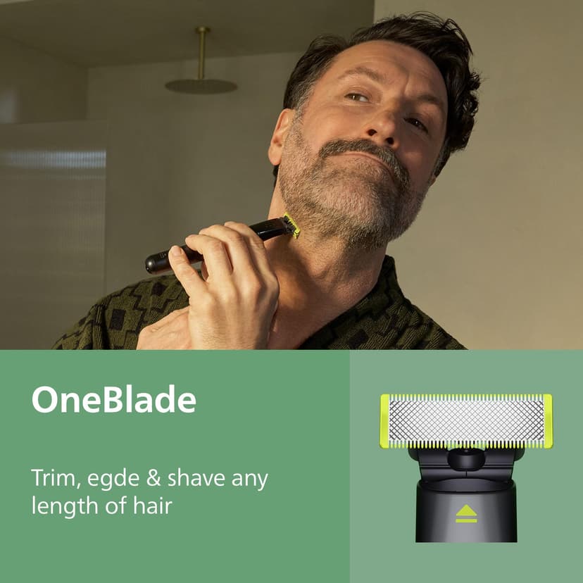 Philips Multigroom 9000 Series All-in-One 23-Piece Trimmer, Shaver & Clipper + OneBlade Trimmer for Men - All-Over Grooming Set for Beard, Nose, Hair & Body, 27 Length Settings (0.2-20 mm), MG9561/30 - 8