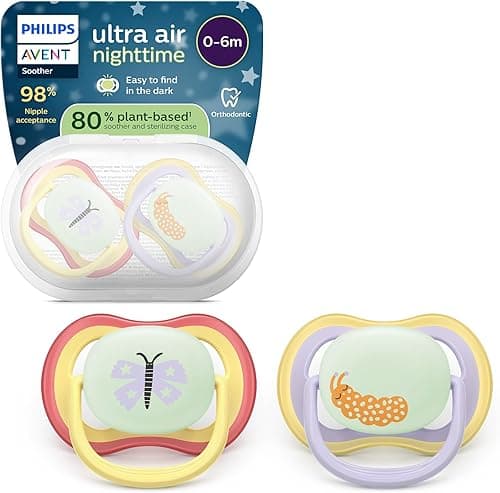 Philips Avent Ultra Air Nighttime Soothers - Orthodontic …