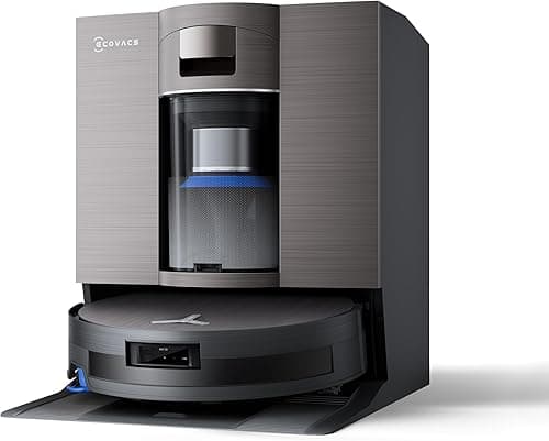 ECOVACS X11 Omni Cyclone Aspirateur Robot, Robot Aspirateur Laveur avec Blast et Puissance 19500 Pa, PowerBoost Ultra-Rapide, OZMO Roller 2.0, Ascension Max de 4 cm, PureCyclone 2.0 Auto-Empty