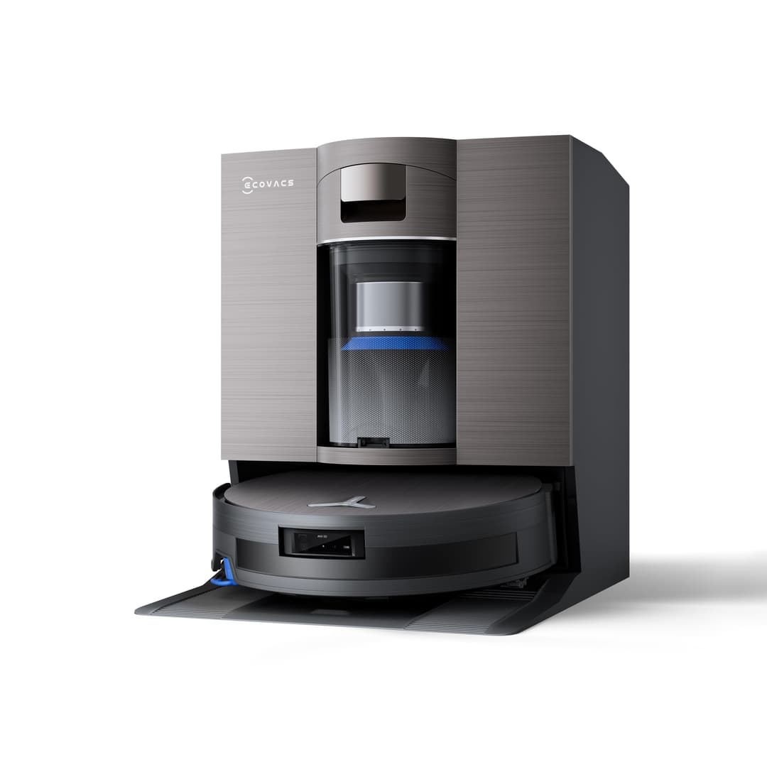 ECOVACS X11 OMNICYCLONE Robot Vacuum Cleaner and Mop, BLAST & 19500Pa, PowerBoost, OZMO ROLLER 2.0, Braves Heights Of Max 4cm, Extended Roller, PureCyclone 2.0 Automatic Emptying
