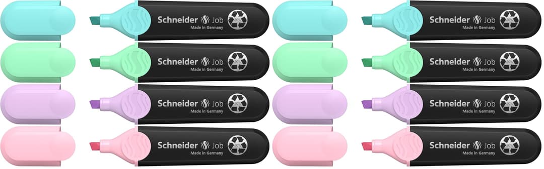 Schneider Job 150 Pastell Textmarker (aus recyceltem Kuns…