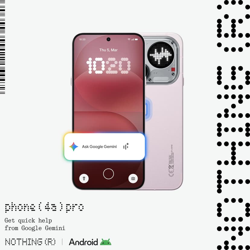 Nothing Phone (4a) Pro - 50 MP Triple Camera with Up To 140X ultra Zoom, Metal Unibody Smartphone, Long Lasting Battery and 50W Fast Charge, 144Hz AMOLED Display and Glyph Bar, 8GB + 128GB - Black - 7