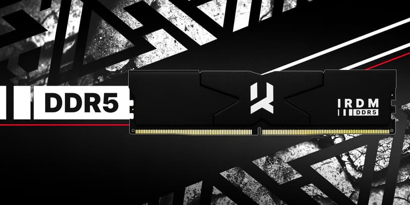 Goodram - DDR5 Memory Module IRDM 2x16GB KIT 6000MHz CL30 SR DIMM Black V Silver - Internal - DRAM - for PC - Desktop Computer - Laptop - Gaming - Gamer - Graphics Editing - Memory Expansion - 9