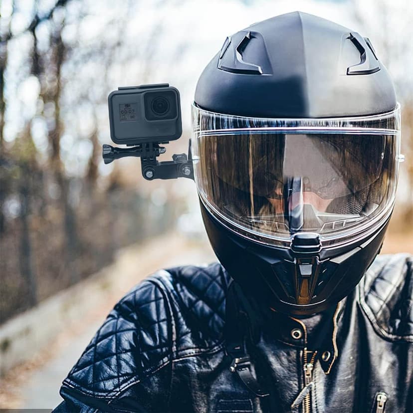 Ensemble de 2 bras d'extension réglables pour bras panoramiques, support de joints fixes pour caméra avec vis courte et longue pour GoPro Hero 10, 9, 8, 7, 6, 5 et autres caméras d'action - 4