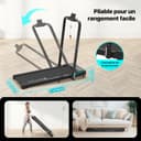 Mobvoi 6% Incline Smart AI Foldable Treadmill Walking Pad Speaker TicSports APP 12 KMH 120 KG Portable Compact Treadmills for Home Office Under Desk Treadmill with LED Display Remote Control - 8