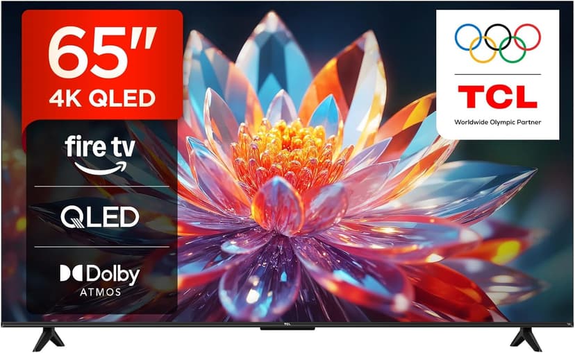 TCL 65T6C Fire TV 65 Pouces QLED 4K UHD Smart TV, HDR (Multi-Format), Dolby Atmos, Motion Clarity - 1
