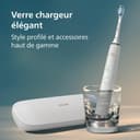Philips Sonicare DiamondClean Series 9000 Twin Pack Sonic Electric Toothbrushes, Cleaner Teeth and Gums Connected with App, Black and Rose Gold (Model HX9914/61) - 8