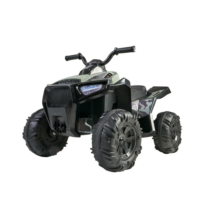 FEBER - Quad Boxer with 12 V, electric vehicle with 12 volt battery, with forward, backward and brakes, up to 5 km/h, charger included, 45 minutes playing time, +3 to 5 years, Famosa (FEN45000) - 1