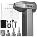 Yeeke Souffleur Air Comprimé, Souffleur PC 180000 RPM, Mini Souffleur Puissant 10000 mAh avec Charge Rapide | Moteur Sans Balais | LED Fonctionnelle, Idéal pour Nettoyage PC Gamer | Clavier | Voiture - 1