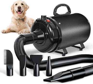 Dog Dryer Blower, Very Quiet, 3000W, Adjustable Speed, Do…
