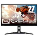 Lenovo Legion R27qe 27" QHD Gaming Monitor (IPS, 180Hz, 0.5ms MPRT, DP Cable, HDMI, AMD FreeSync) Tilt/Height/Rotation/Swivel Adjustment - Black - 1
