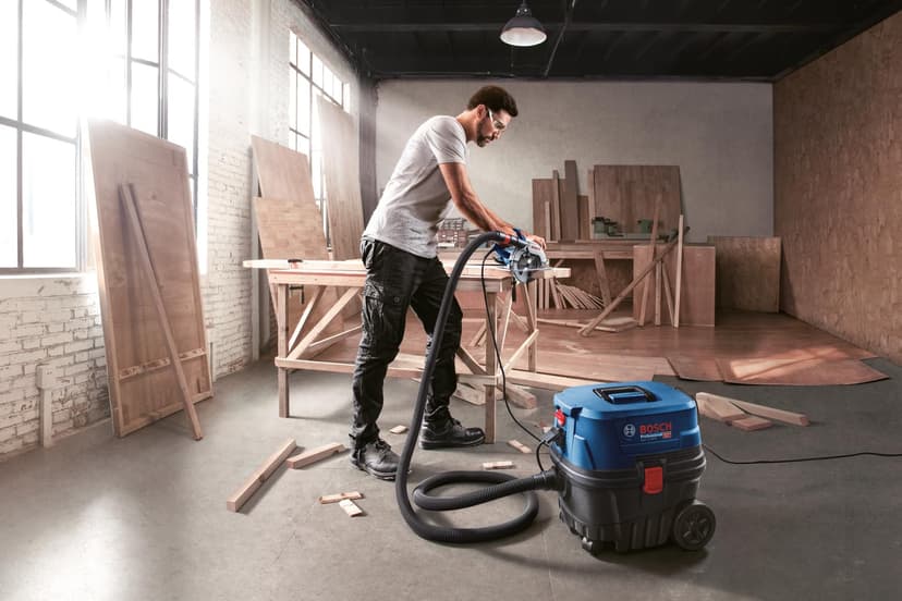 Bosch Professional Aspiratore a umido/a secco GAS 12-25 PL (motore da 1.250 W, portata di 65 l/s, depressione di 200 mbar, incl. filtro HEPA, bocchetta a lancia) - 5