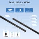 15.6 Inch Portable Display, USB-C Laptop Screen with VESA Compatibility, FHD IPS Secondary Display for Laptop MacBook PC, Ultra-Slim Travel Screen with Protective Cover - 4