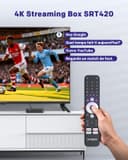 STRONG SRT420 Hybrid Streaming Box Android TV + TNT, 4K, HDR, Dolby® Digital and Dolby® Digital Plus, Chromecast, Voice Assistant Google, Netflix, Disney+, Prime, WiFi, Ethernet, Bluetooth - 2